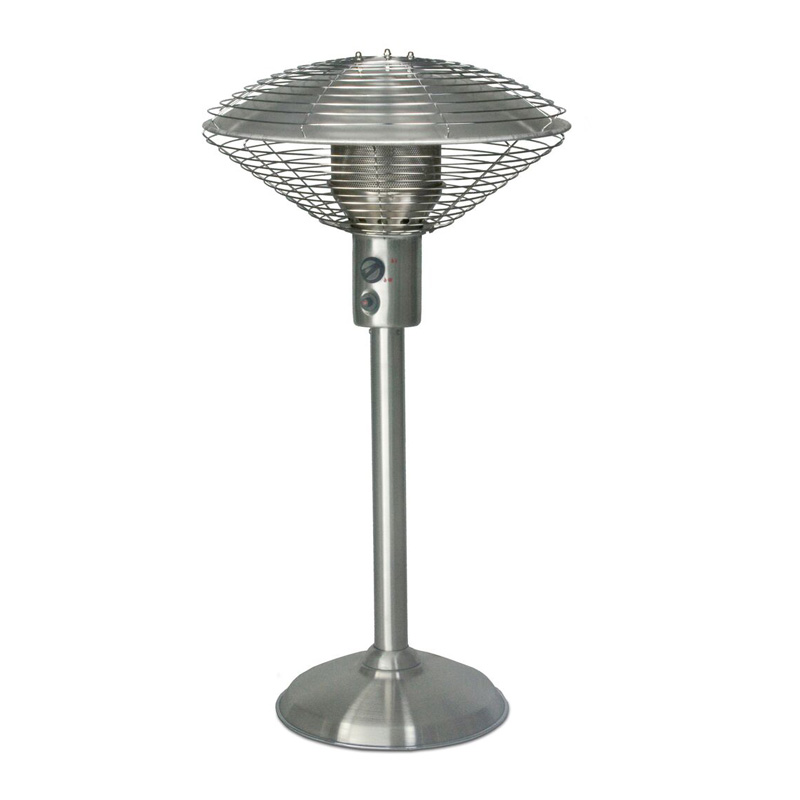 Sarara Patio Heater Stainless Steel, Gas Heater For Patio Table